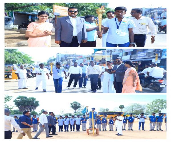 sports event, Independence Day celebration, and Interact Club Induction Ceremony